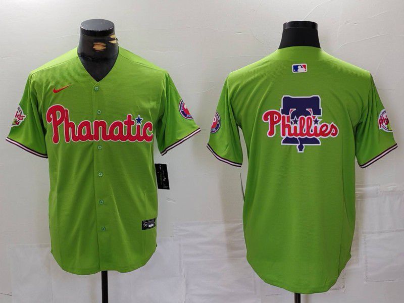 Men Philadelphia Phillies Blank Green Jointly 2024 Nike MLB Jersey style 8024